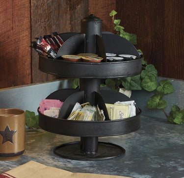 2-Tier Small Lazy Susan - Black Park Designs - The Fox Decor